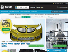 Tablet Screenshot of koed.dk